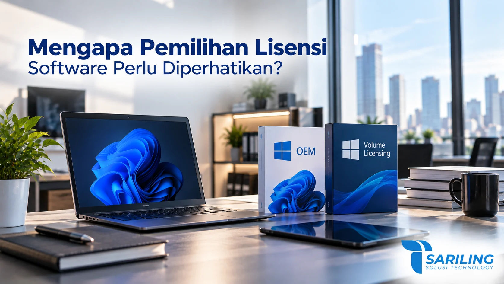 Lisensi software OEM dan Volume untuk kebutuhan organisasi bisnis.