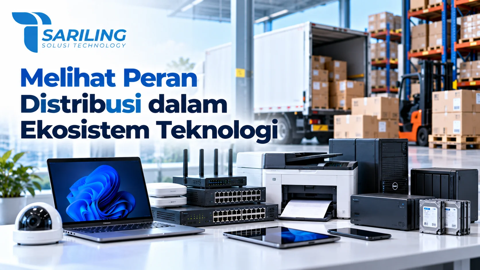 Portfolio Distribusi Sariling Technology untuk berbagai produk dan solusi teknologi