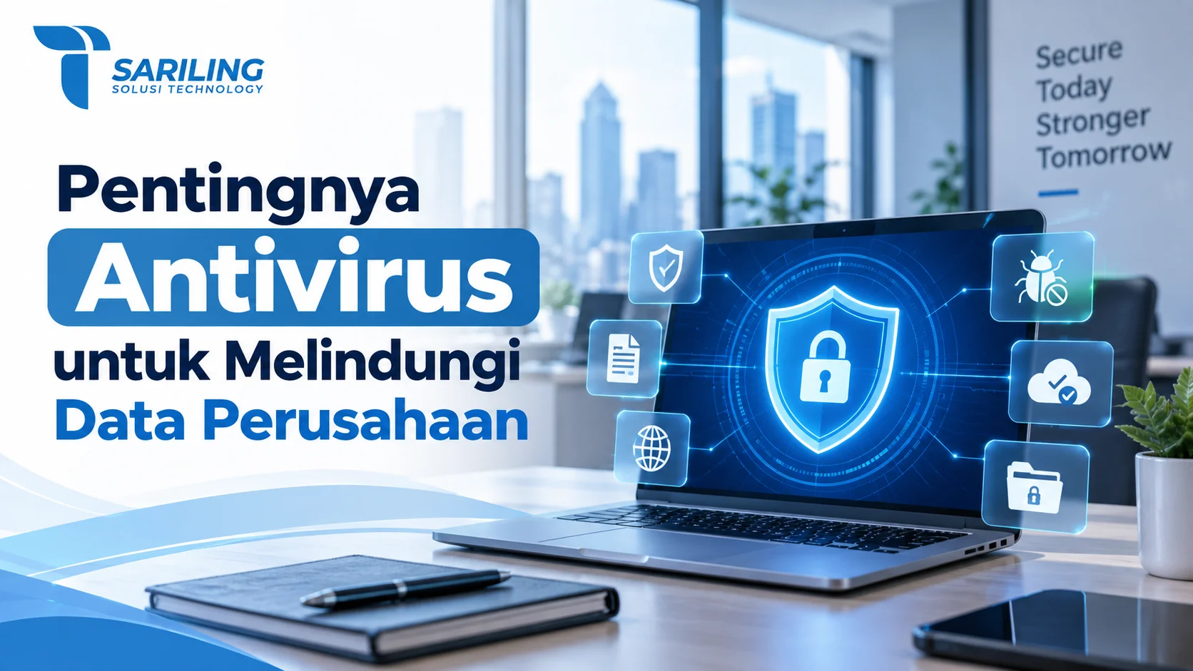 Antivirus dan Security Software untuk Perusahaan untuk melindungi data dan perangkat bisnis dari ancaman digital.