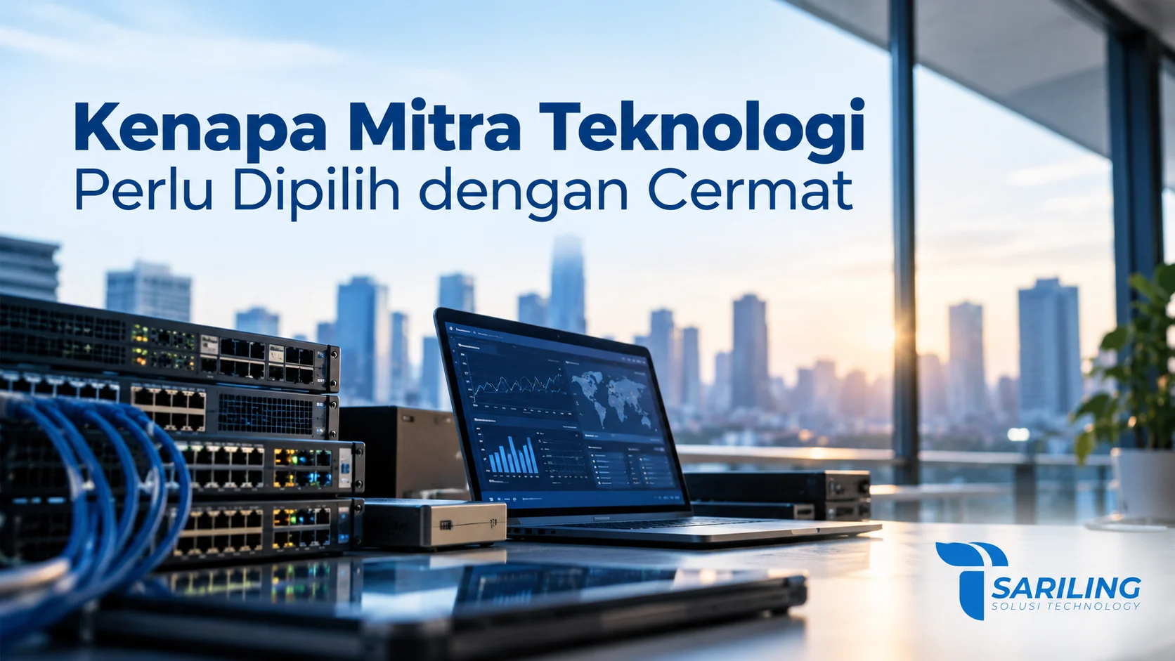 Memilih mitra teknologi untuk kebutuhan jangka panjang dengan solusi perangkat jaringan dan teknologi digital