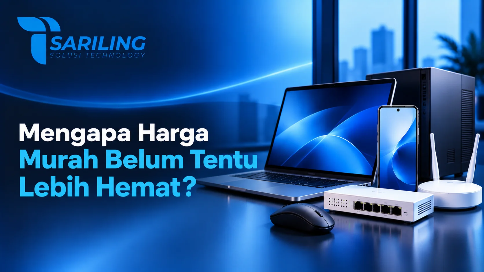 Pilihan Produk E Katalog Bergaransi dari Sariling Solusi Technology, meliputi laptop, komputer, smartphone, dan perangkat jaringan untuk memenuhi kebutuhan teknologi.