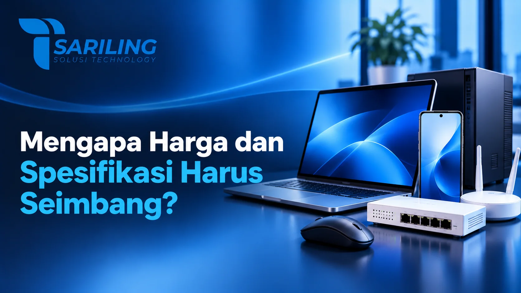Produk IT dan Elektronik INAPROC berupa laptop, komputer, smartphone, dan perangkat jaringan dari Sariling Solusi Technology untuk mendukung kebutuhan teknologi bisnis.