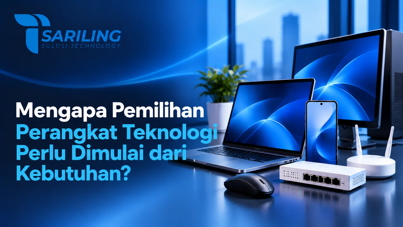 E Katalog Produk Teknologi INAPROC dengan pilihan perangkat IT seperti laptop, komputer, smartphone, dan perangkat jaringan dari Sariling Solusi Technology.