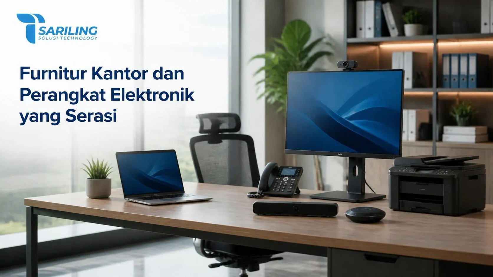 Pemeriksaan keserasian tata letak meja kerja dan perakitan pada paket Logistik Elektronik & Furnitur kantor.