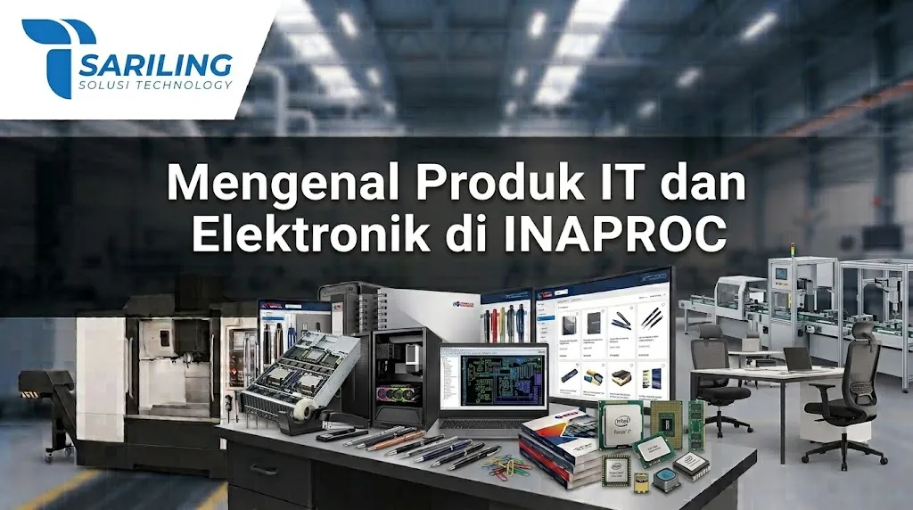 Tim Pengadaan sedang meninjau spesifikasi laptop dan jaringan pada daftar Produk IT dan Elektronik INAPROC.