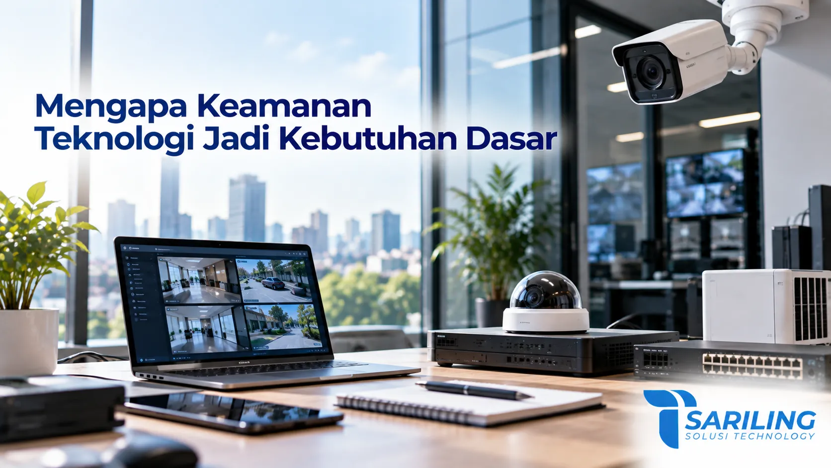 Teknologi keamanan untuk mendukung perlindungan data dan pemantauan lingkungan melalui perangkat keamanan digital.